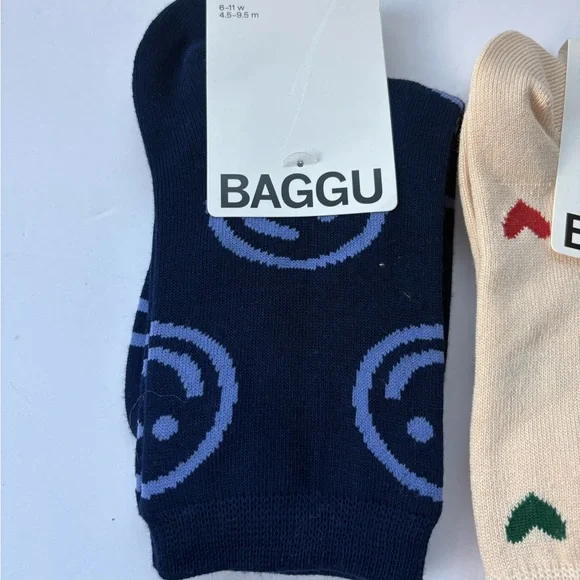 Set of 2 NWT BAGGU Socks - Picture 3 of 11